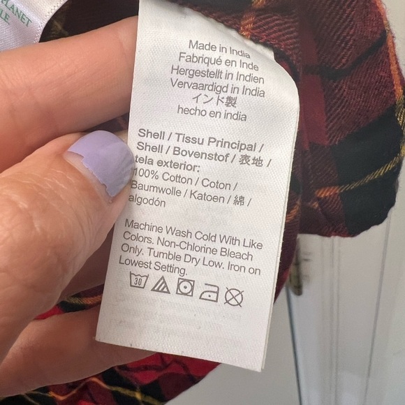 J. CREW NWT Re-imagined 100% cotton plaid flannel button down shirt size medium - Picture 9 of 10